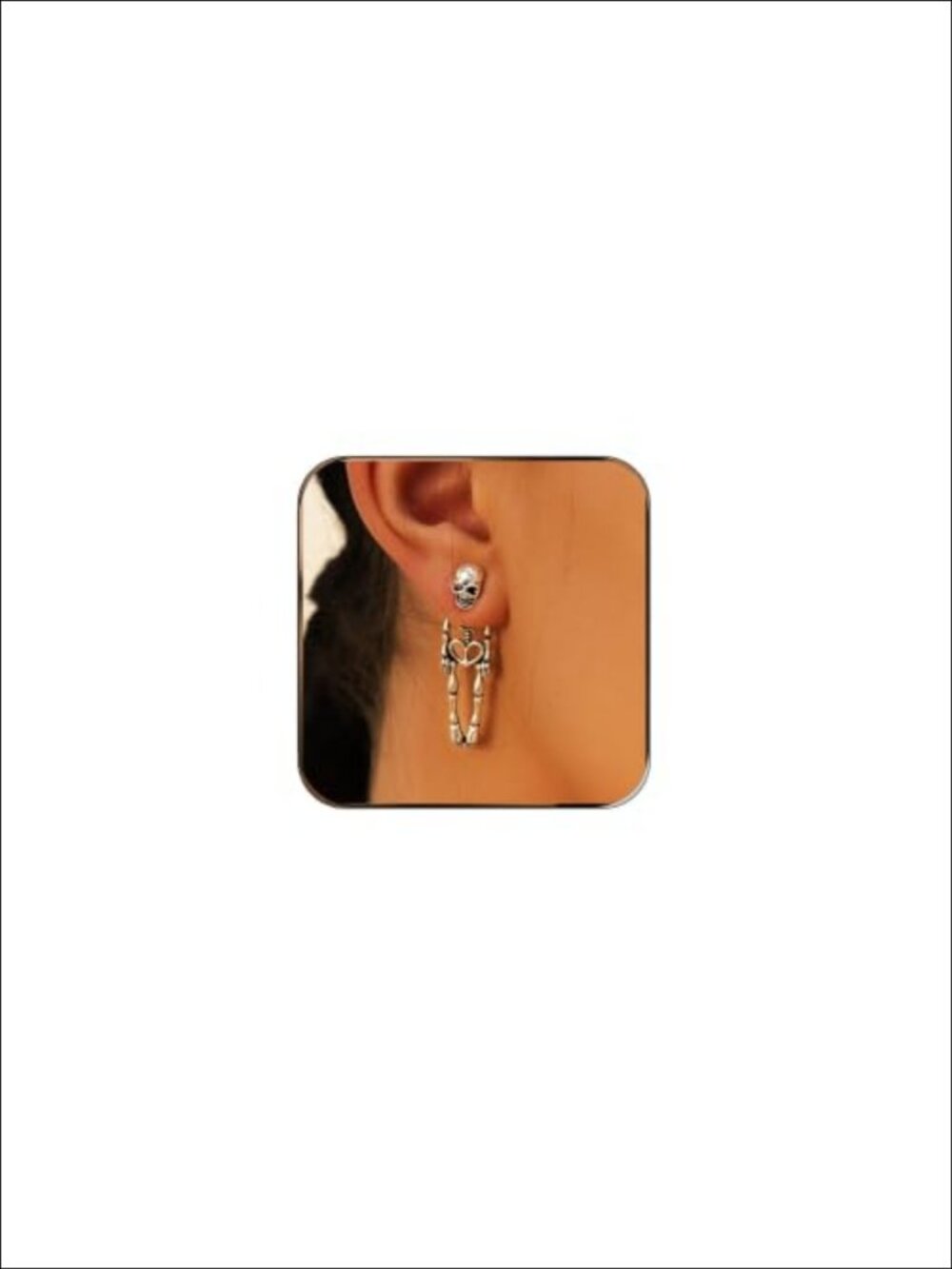 Halloween Dangle Earrings Alloy Punk Party Jewelry Gift for Women